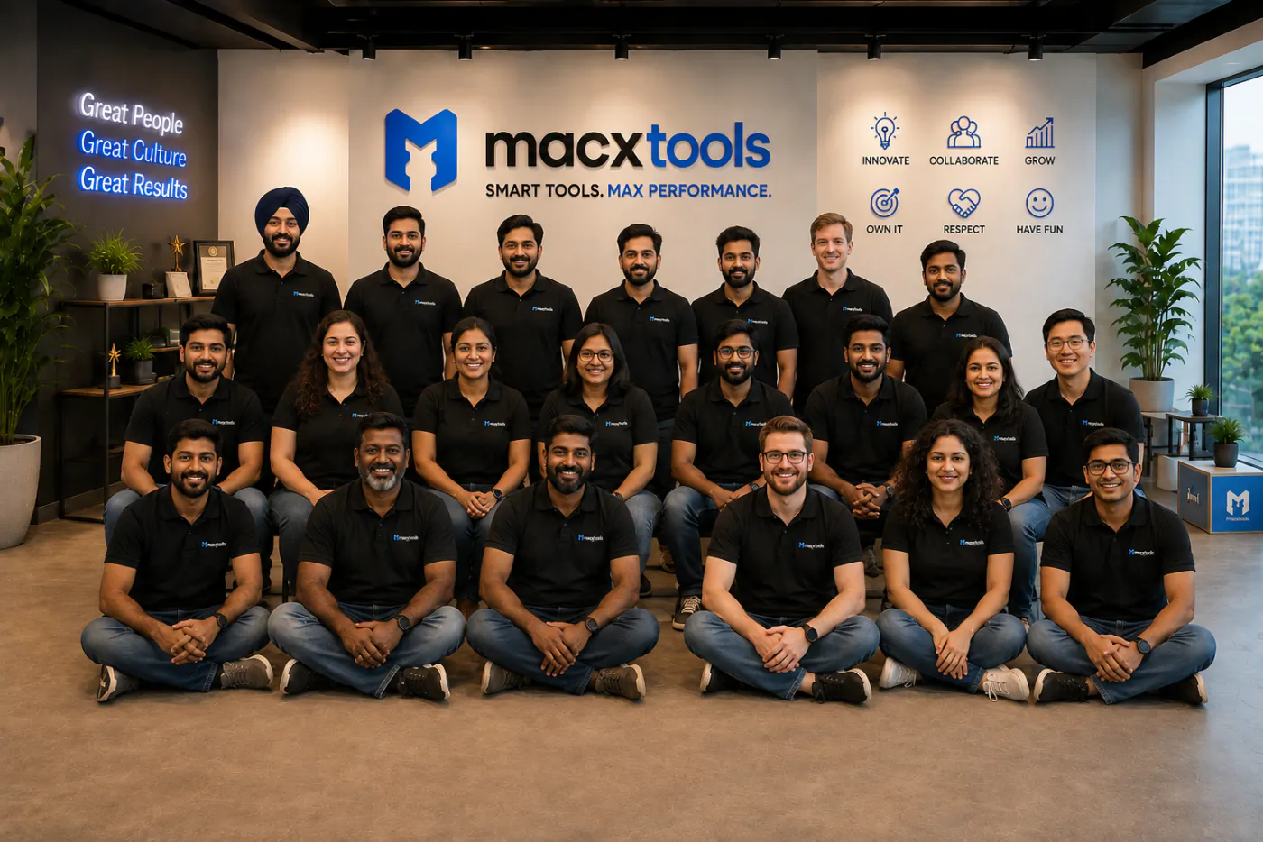 The MacXTools team at work in the company office